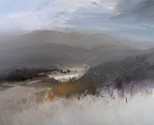 Up On The High Ground Braemar Oil On Canvas 150 X 120