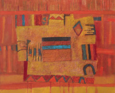 04 Red Indian Tapestry
