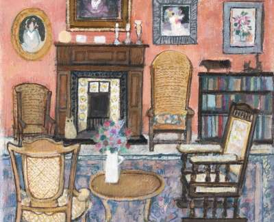 31 Interior With Orkney Chairs Oil 2012