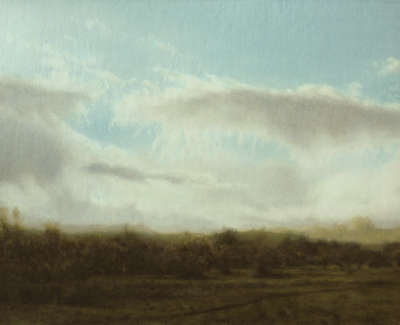 33 Midday Late November Oil On Card 18 5X30Cm