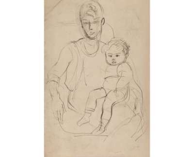 Alberto Morrocco Mother And Child Forweb