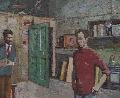 Auerbach Oil On Panel 28 X 33 Cm
