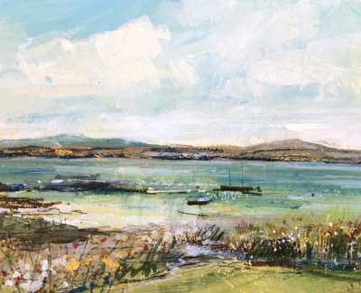 Boats The Sound Of Iona 15 X 21 Cm