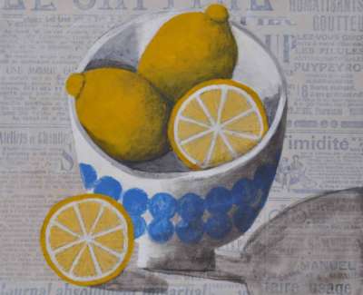 Bowl With Lemonsweb