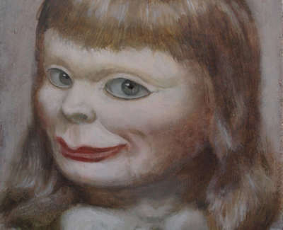 Dolly Dimples By Alice Mc Murrough  Oil On Panel 20 X 15 Cm £990 00