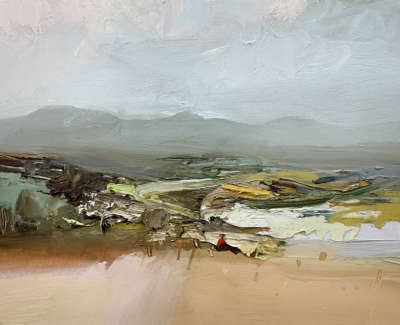 Early Autumn The Hill Of Fayre Oil On Board 30X40Cm £1350