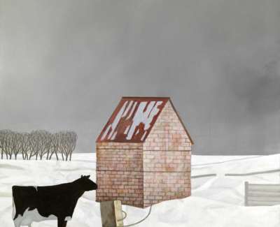 Fairgrieve 039 Winter Landscape With Cow