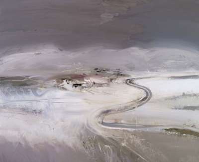 Farm Tracks In The Snow Clova Oil On Canvas 120 X 100