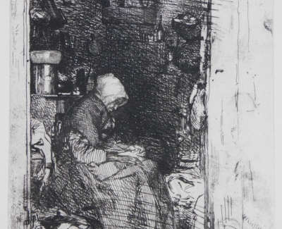 James Mc Neill Whistler La Vieille Aux Locques Copy