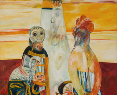 John Bellany 1942 2013 Whence To We Come From Whither Do We Go Oil On Canvas 1986 174 X 152 Cm Poa