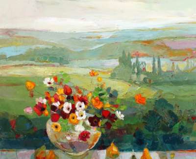 Kirsty Wither Golden Pears 30X30In £4950