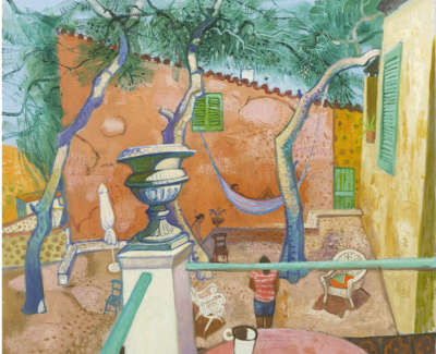 Leon Morrocco Rsa Rgi After Lunch Oil On Canvas 91 X 101 Cm