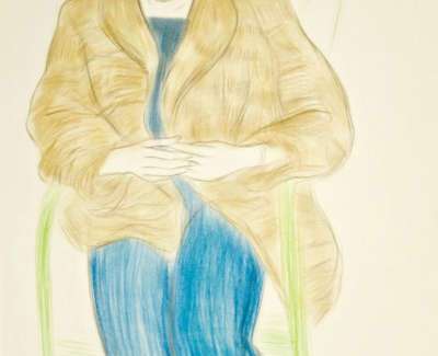 Lynda Myles In Fur Jacket