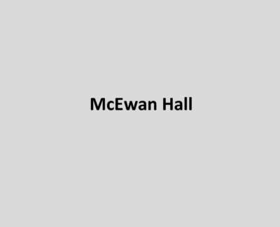 Mcewan Hall Poem