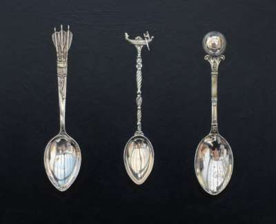 Rachel Ross Three Collectable Spoons