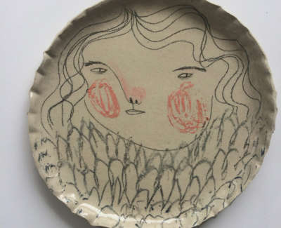 Rebecca Brown  Highlights  Speckled Stoneware Clay 24 Cm D