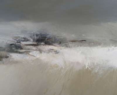 Snowfall Glen Gairn Oil On Canvas 162 X 100