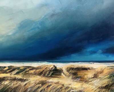 Storm and Sea Grasses Canvas 91 x 76 cm WEB