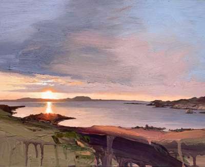 Study for A Still Summers Evening across the Sound of Iona WEB