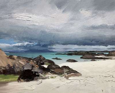 Study for Turquoise Sea and White Sands Traigh Ban Iona WEB