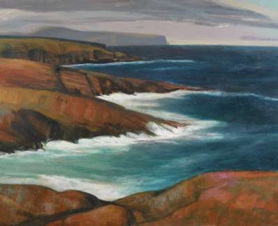 The Cliffs Of Yesnaby By N Macdonald