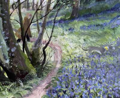 The Bluebell Wood 40x50 cm WEB