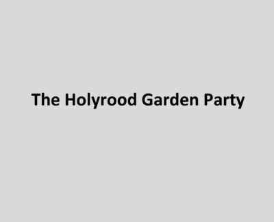 The Holyrood Garden Party Poem