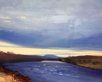 The River Dee At Twilight Dinnet