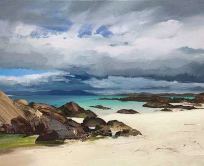 Turquoise Sea and White Sands Traigh Ban Iona WEB RGB