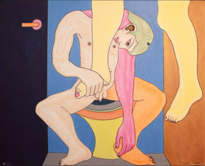 Water Closet Oil On Canvasm 80 X 100 12000