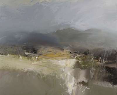 Wind Rain And Hail Finzean Oil On Canvas 120 X 100