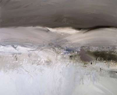 Winter Walk The Hill Of Three Stones Oil On Canvas 120 X 100