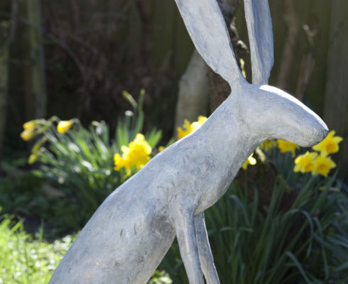 Seated Hare Bronze Edition